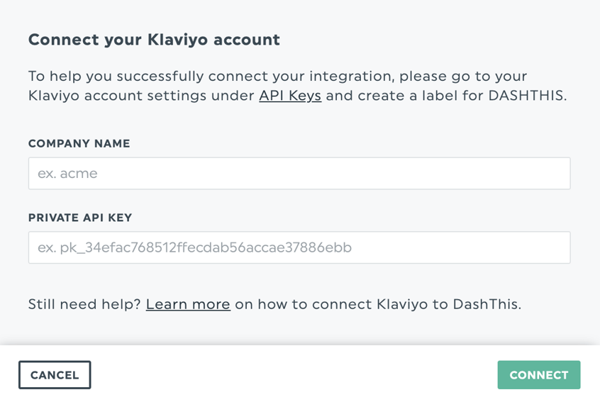 How to connect with Klaviyo